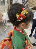 七五三ふわふわヘアセット＆着付け