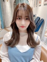 ロンドルーチェ 心斎橋(Lond luce)&nbsp;大人ガーリー×ミディアムレイヤーカット【心斎橋/髪質改善】