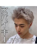 ルースト 西院店(ROOST)&nbsp;スパイキーショート ホワイトベージュ