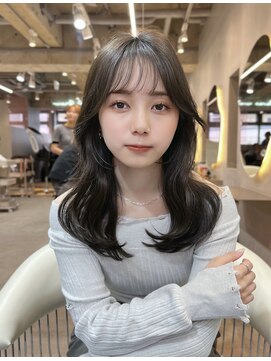 グロー 大宮(GLROW) □ 韓国大宮顔周りレイヤーカットヨシンモリくびれヘア