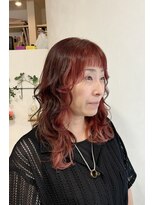 フレア 心 武庫之荘(flare)&nbsp;レイヤースタイル×コーラルピンク