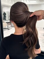 リル バイ ジルブラン(Lil by JIL BLAN)&nbsp;前髪　こなれミディ　イメチェン　ウェーブパーマ　韓国マッシュ