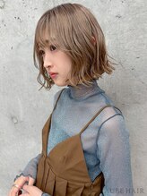 オーブ ヘアー エテ 宮古島2号店(AUBE HAIR ete) 20代・30代_こなれ波巻きボブ