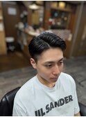 ツーブロック七三スタイル