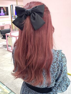 ゲーム バイ アランスミシー 横浜(GAME by Alan Smithee) ピンクベージュ/ダブルカラー/ケアブリーチ/髪質改善/横浜