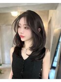 盛れ黒髪☆小顔レイヤーカット