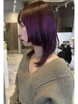 ローゼル(roselle)&nbsp;ウルフヘアラベンダーカラー