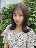 大人可愛いミディアムスタイル