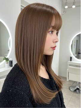 エル 新小岩(elu) 美髪/ワイドバング/レイヤーカット/くすみベージュ/新小岩駅