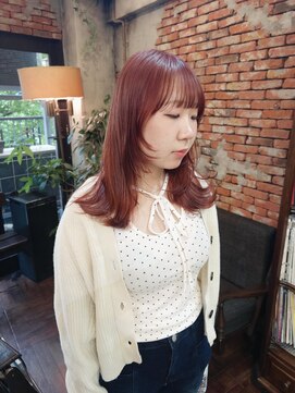 アンリ(Henri) 【かしむら】ブリーチ/ブリーチカラー/ケアブリーチ/暖色カラー