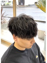 エッジ(EDGE) ツイストスパイラルパーマ刈り上げマッシュショートレイヤー