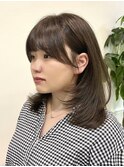 小顔可愛いレイヤーカット×アッシュカラー10代20代30代