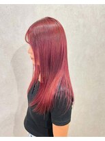 イト(ito)&nbsp;ブリーチ無しダブルカラーチェリーレッドレイヤーカット兵庫姫路