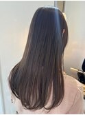 桑名ロングレイヤーカットハッシュカット透明感カラー重めロング