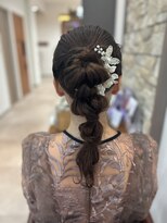 アメイジングヘアー 千歳店(AMAZING HAIR) あみおろしポニー