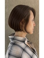 ハートボックス 四谷店(Heart box)&nbsp;くせ毛でもノンブローなボブスタイル