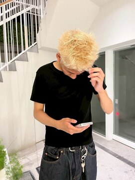 ゲーム 下北沢(GAME) メンズショート/ミルクティベージュ/メンズカット