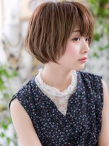 カバーヘア ブリス 上尾西口店(COVER HAIR bliss) 斜めバング小顔前下がりマッシュボブショートA3上尾20代30代