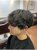 波巻きパーマ