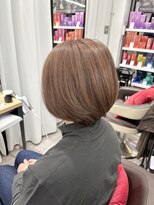 ウイ バイ ファースト 北四番丁店(u'i by first)&nbsp;グラデーションボブ×柔らかな艶チャイシナモン 