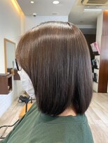 クラップス 横須賀中央店(CLAPS)&nbsp;横須賀中央大人ショートボブイルミナカラー髪質改善オージュア