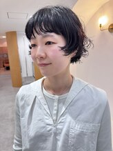 エマン(AIMANT) ショートマッシュ パーマ