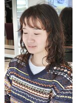 シザーズトリックス ノーブル(scissorstrix Noble)&nbsp;ウエーブスタイル×デザインカラー