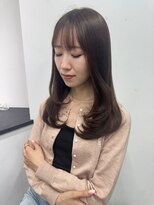 ザ アクネ 岡崎竜美丘店(THE ACNE) ♪レイヤーカット_ブラウンベージュ_チャコールベージュ