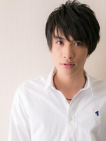 モッズヘア メン 上尾東口店(mod's hair men)&nbsp;斜めバングブラック王道リクルートメンズビジネスカットY上尾