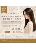 【御新規限定】カット＋トレンドカラー+超音波TR