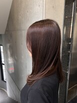 ヘアーサロン ファイブシー(HAIR SALON 5C)&nbsp;ツヤ感たっぷりピンクブラウン×ナチュラルレイヤー