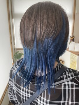 ヘアーディア みどり店(Hair...DiA) インナーブルー