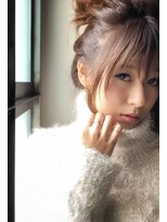 チョビー(Chobii)&nbsp;小顔前髪/ヘアアレンジ/デジタルパーマ/透明感/イルミナカラー