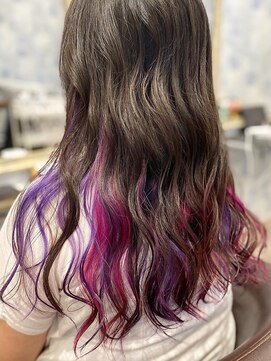 バード ヘアサロン(bird.) ハイトーンインナーカラー