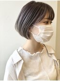 ボブ×小顔前髪