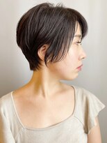 【morio 原宿】黒髪ショート　30代40代ヘア　宮本