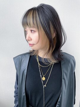 ヘアーアンドスパ フェリーチェ ミチ 野田屋町店(HAIR&SPA felice MICHI) 【feliceMICHI島田和也】ミディアムウルフ