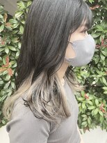 アンドティ ヘア 東久留米店(&.T HAIR) インナーカラー/ホワイトベージュ/ブリーチ