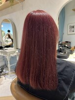 ロンドルーチェ 心斎橋(Lond luce)&nbsp;ダークアッシュ/ミディアムレイヤーカット［髪質改善/縮毛矯正］