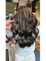 ラフ 難波店(LAFF)&nbsp;#黒髪#ボブルフ#ネビージュ#小顔#ワンレン