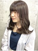ブリーチなしWカラー/シアーベージュ/こっくりブラウン表参道