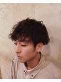 波巻きパーマ