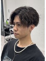 リベル(LIBER)&nbsp;八王子/八王子駅/ツイストスパイラルパーマ/メンズパーマ/眉毛