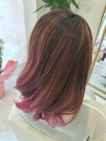 ヘアプロデュース ワイ(hairproduce y) ピンクカラー