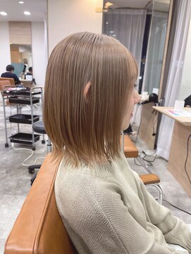 シェノン 武庫之荘(CHAINON) ダブルカラー/インナーグレージュ/前髪/ケアブリーチ