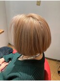 ワンブリーチ。ミルクティーベージュ