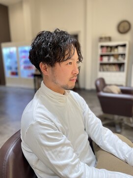 アーチ(ARCH) 大人っぽ濡れ感パーマ　【ARCH】片山雄