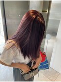 ピンクパープル×髪質改善カラー美髪カラー【東京表参道/原宿】