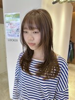 サラビューティーサイト 志免店(SARA Beauty Sight) 【KANATA】20代30代 ウルフカット×ミルクティーグレージュ