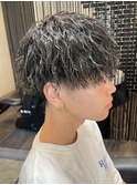 ツイストスパイラルパーマ×マッシュ×メッシュ
